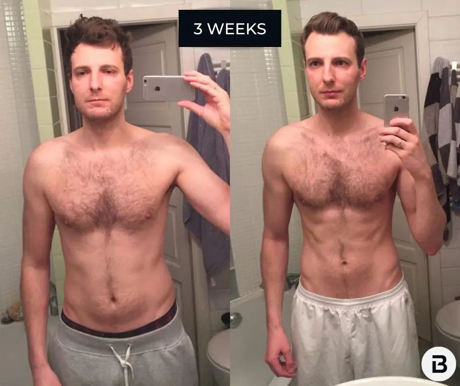 Client Transformation: 3 weeks progress