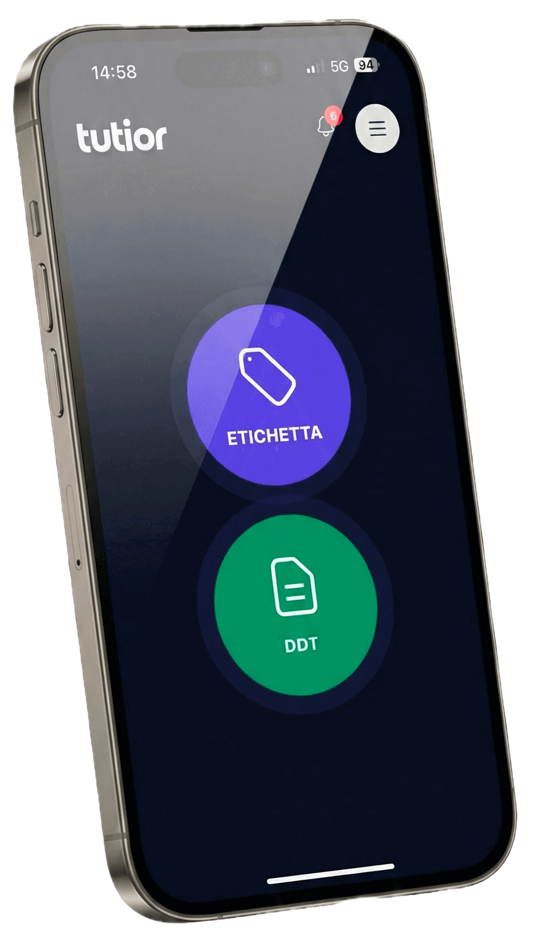 Tutior Dashboard Home Screen