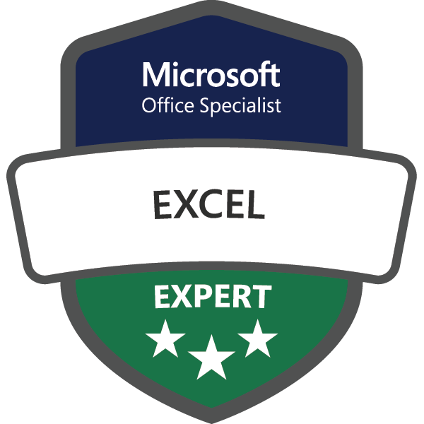 Microsoft Excel Expert for Office 365 badge
