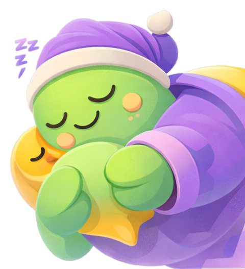 green_sleep monster