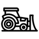 Grading and paving icon