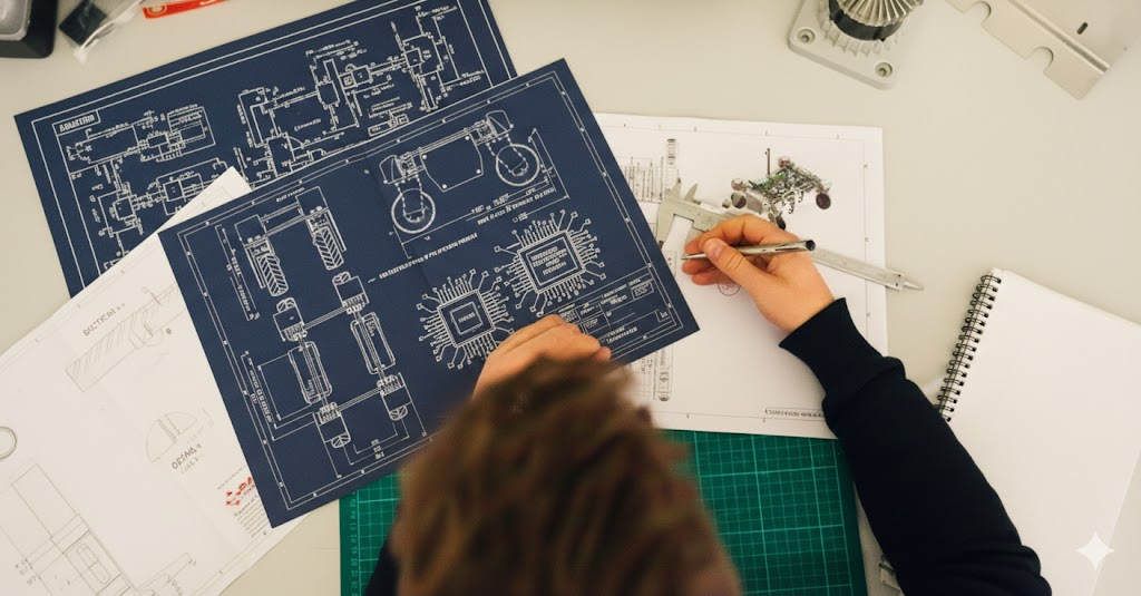 Blueprint engineering background