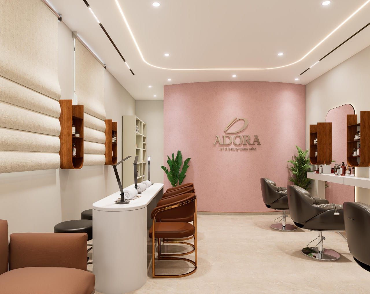 Adora Nail & Beauty Salon interior