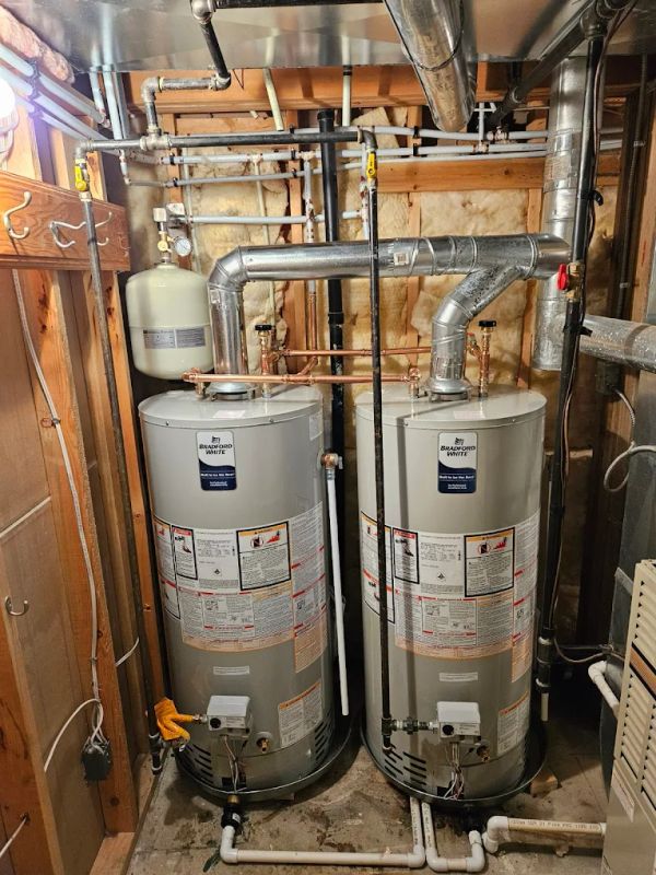 Dual Water Heater Installation