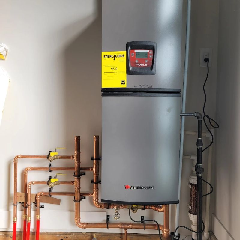 High-Efficiency Boiler Install