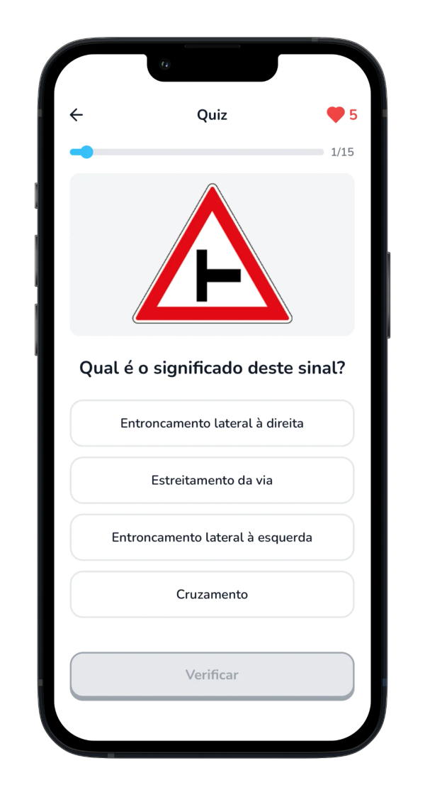 Carta Já - Quiz de sinais de trânsito