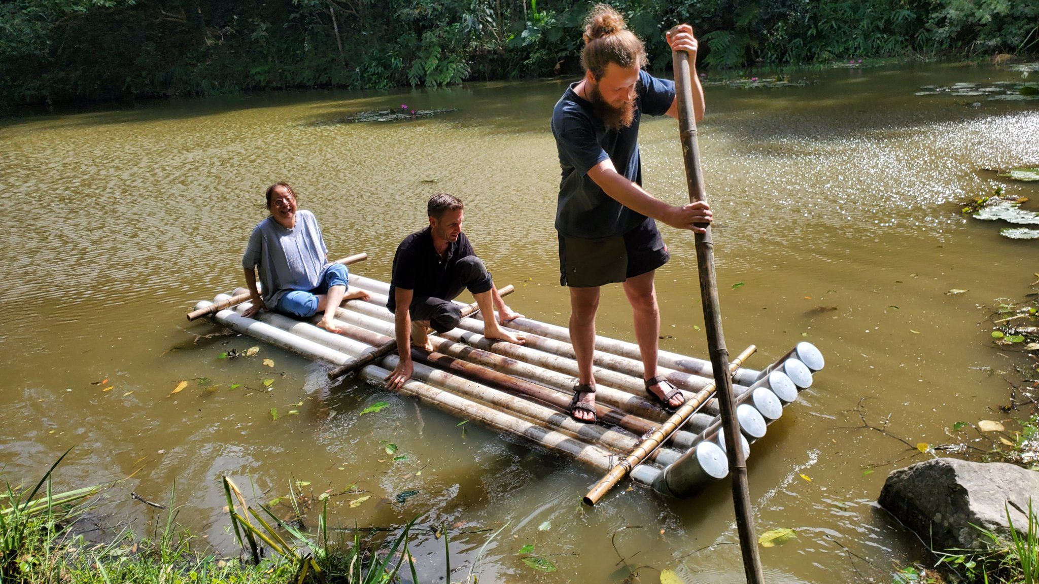 The Crossing - A participatory journey across the sanctuary's waters. at WonderWood Sanctuary