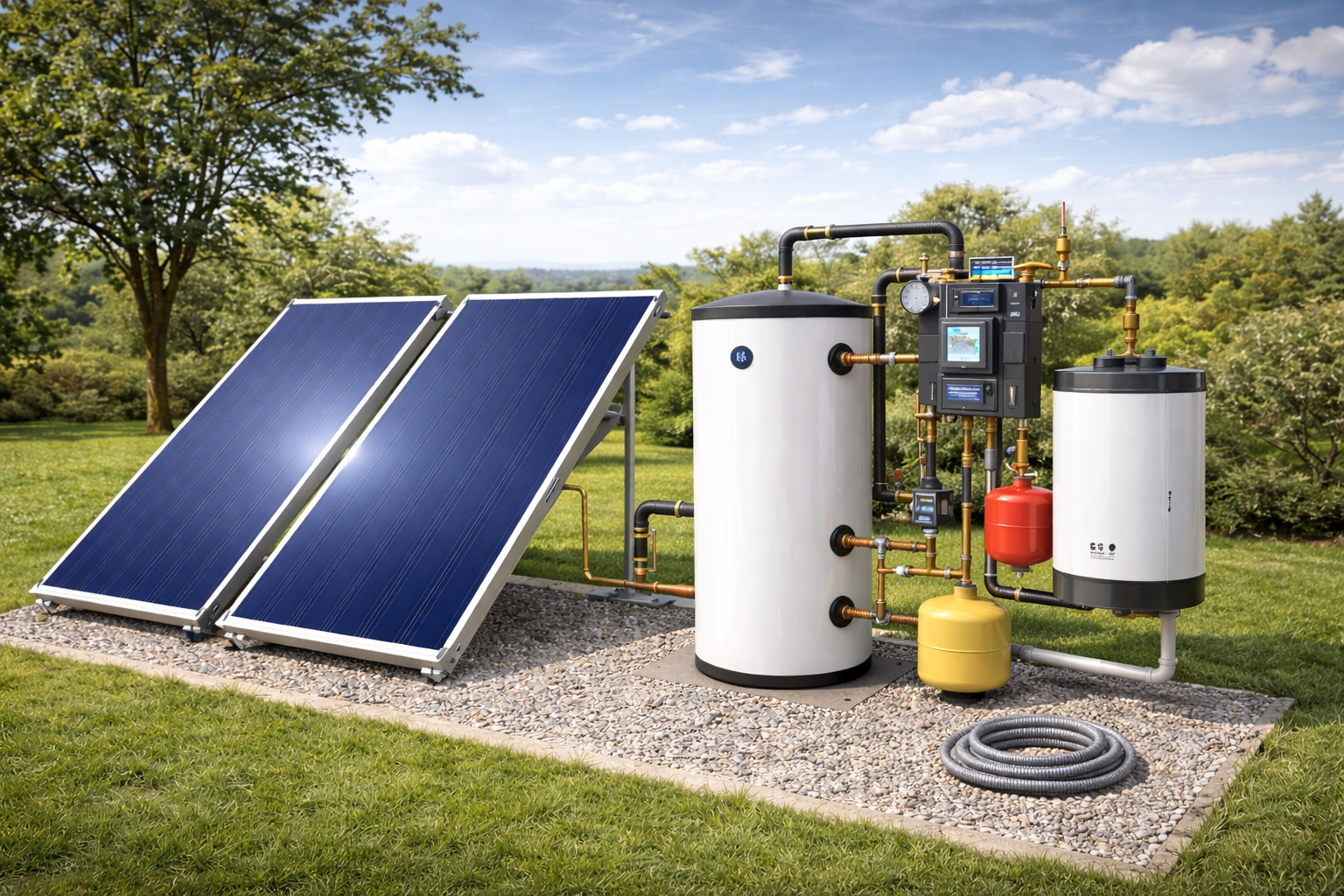 Panneaux solaires photovoltaïques installés sur un toit dans le Var