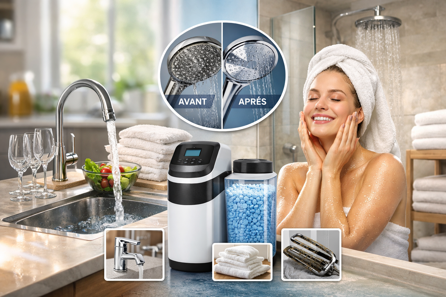 Installation d'un adoucisseur d'eau pour protéger vos canalisations