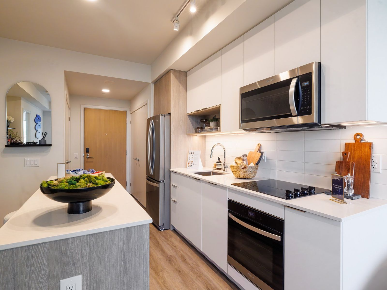 Condo Kitchen — White Galley