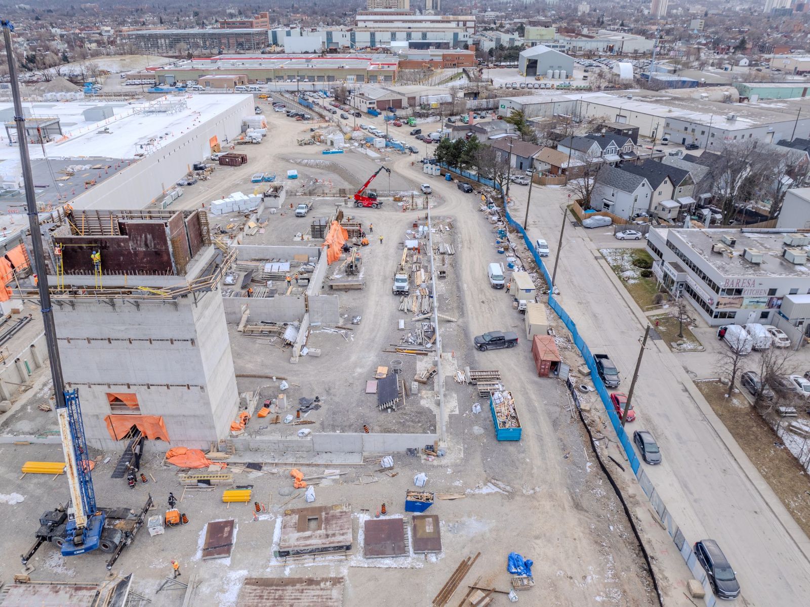 Construction Site — Drone Perspective