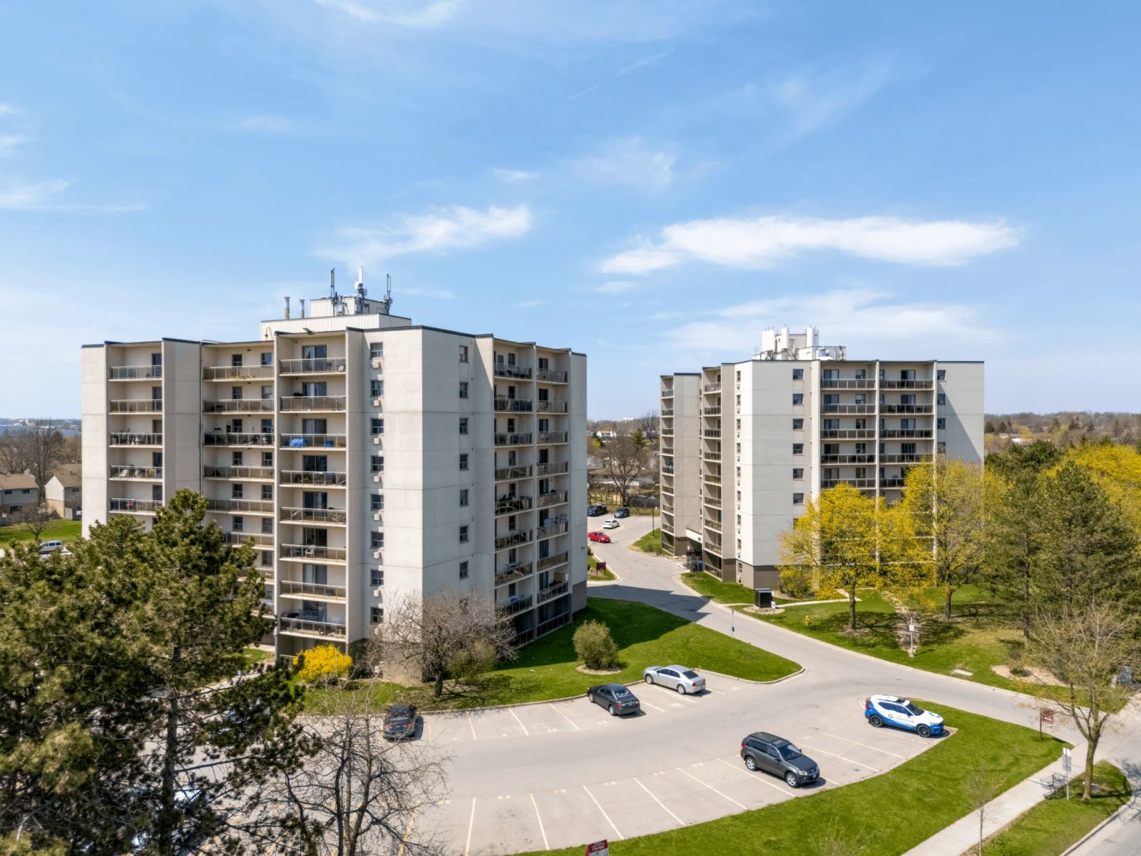 Twin Tower Complex — Aerial