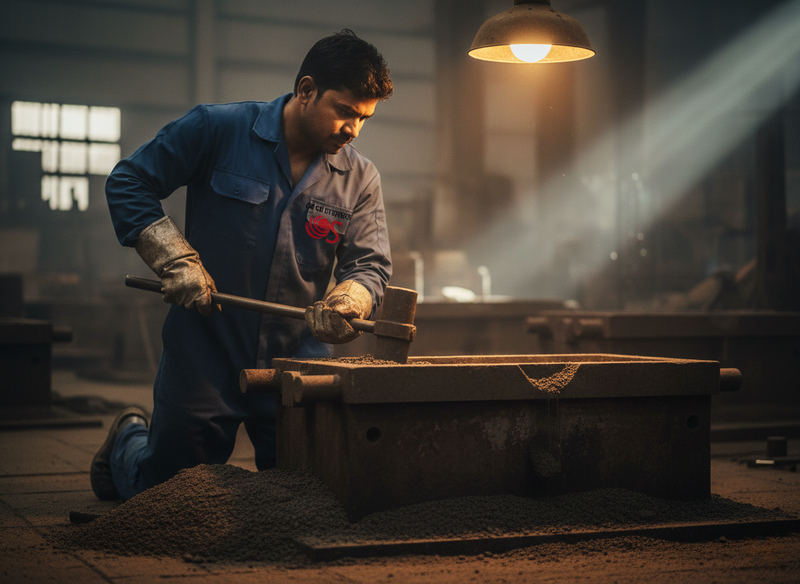 Sand Moulding Worker