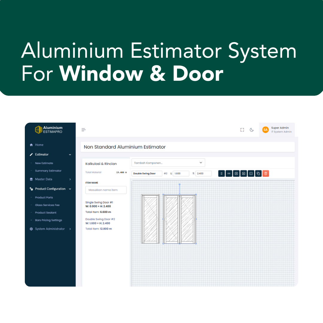 Aluminium Window & Door Estimator