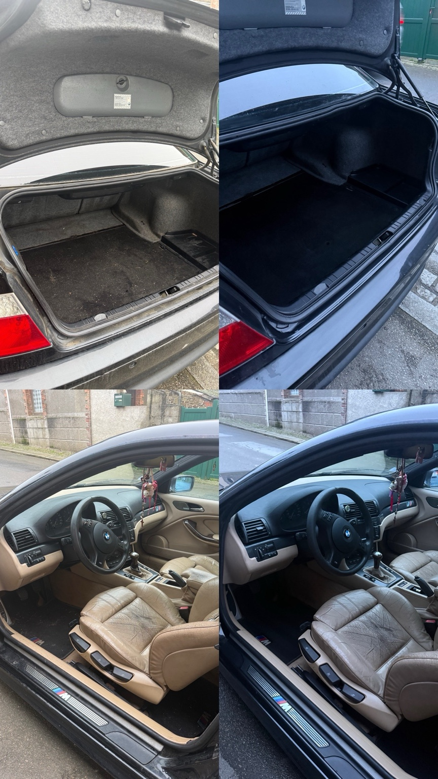 BMW Coffre et Intérieur - Avant/Après