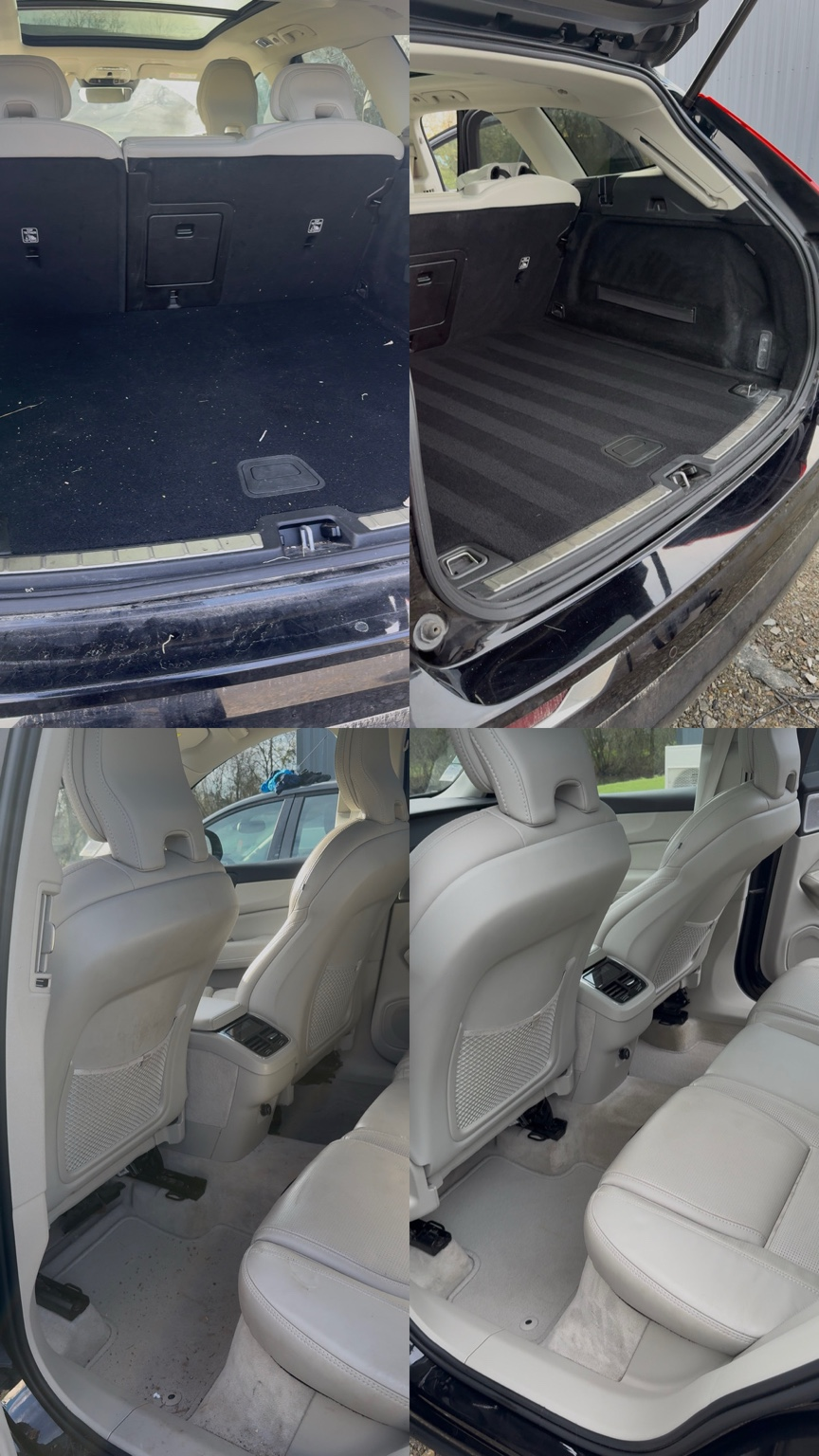 Réalisation - Nettoyage coffre Volvo