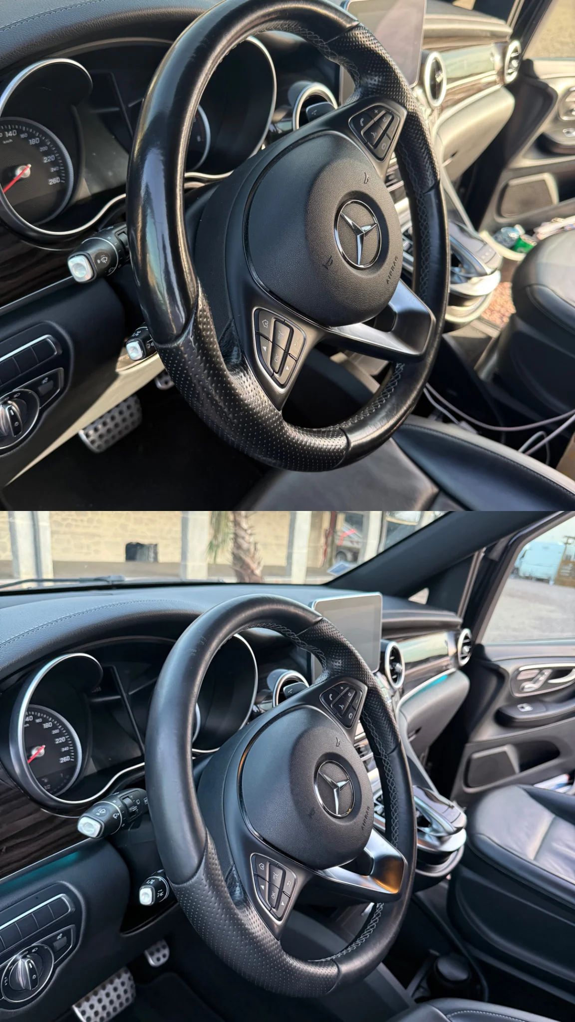 Mercedes Intérieur - Avant/Après