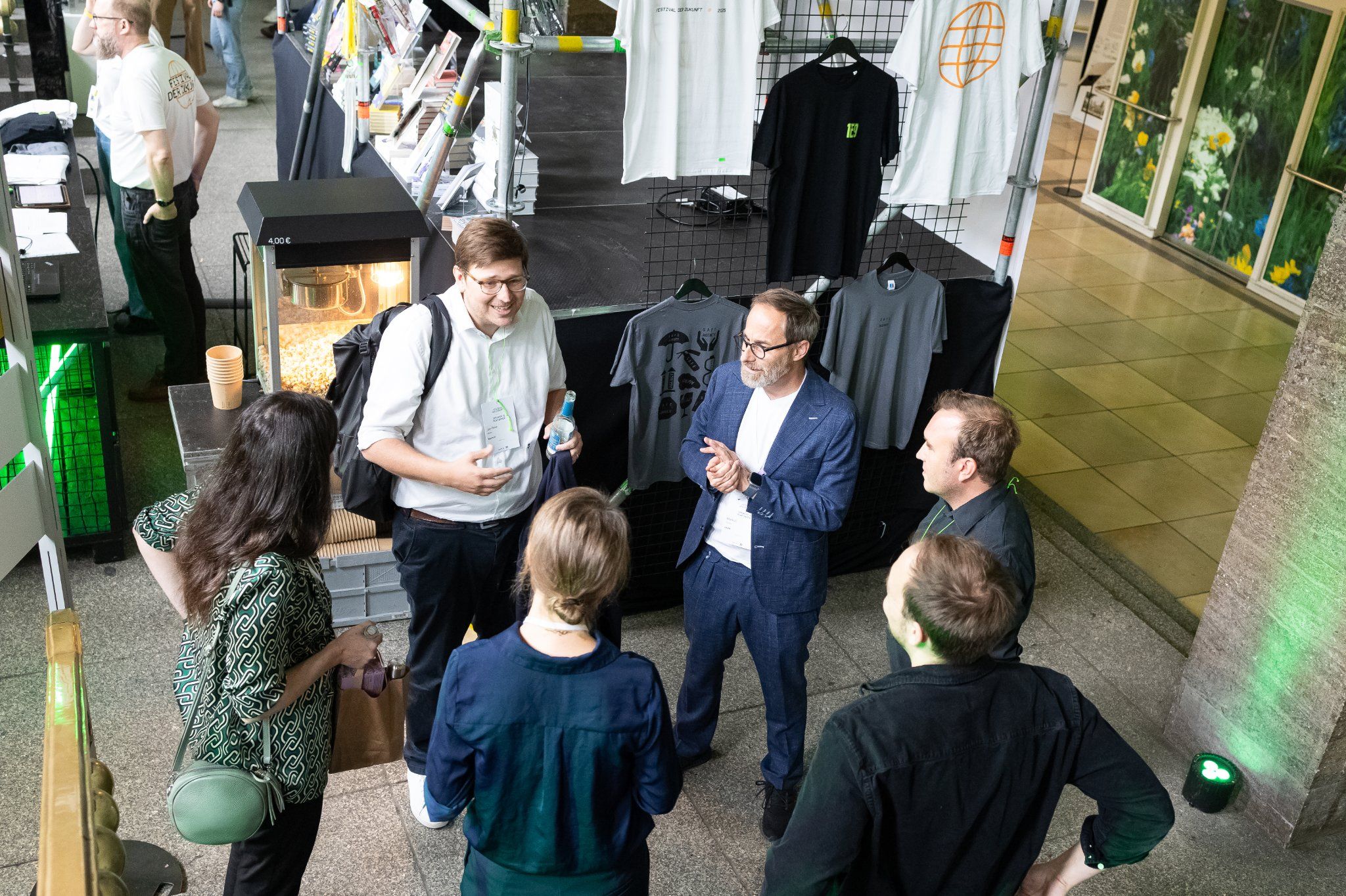 Networking at the festival