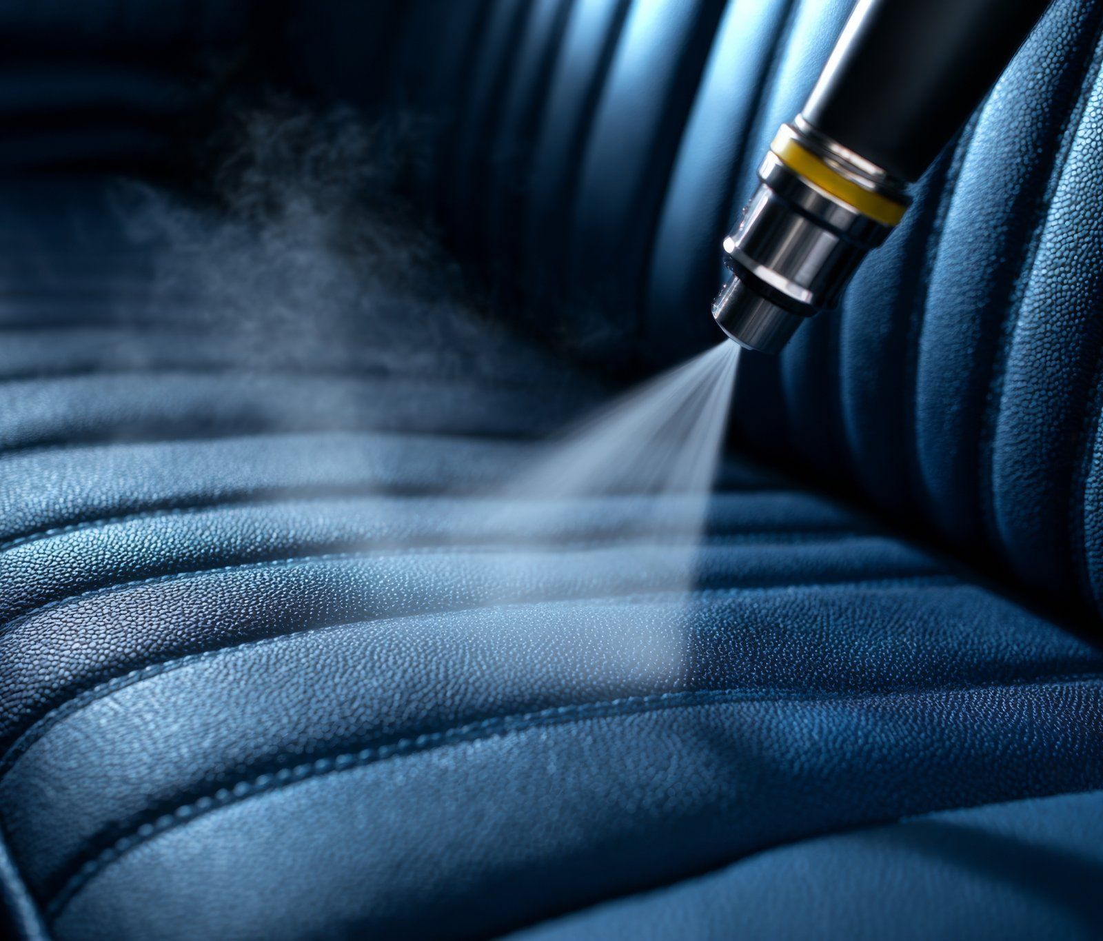 Nettoyage vapeur d'un siège