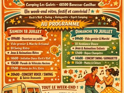 Camping Les Galets — Camping vanlife à Banassac-Canilhac, Lozère