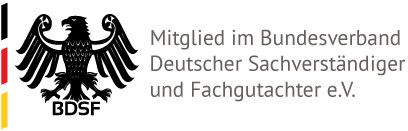Mitglied im Bundesverband Deutscher Sachverständiger und Fachgutachter e.V.