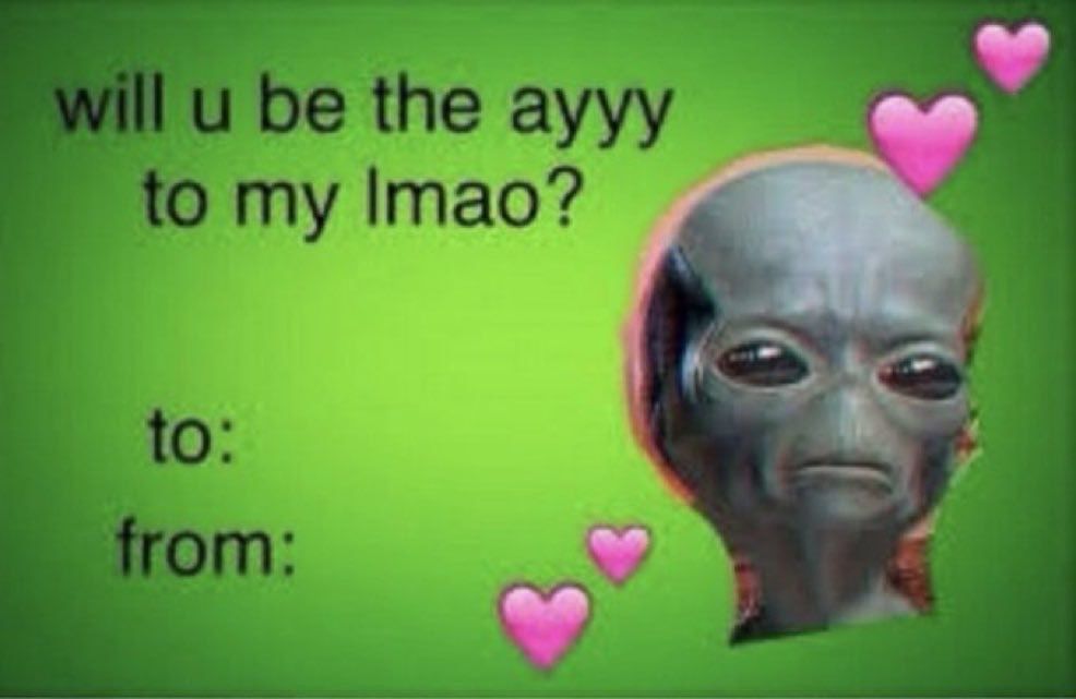 Ayy lmao valentine meme