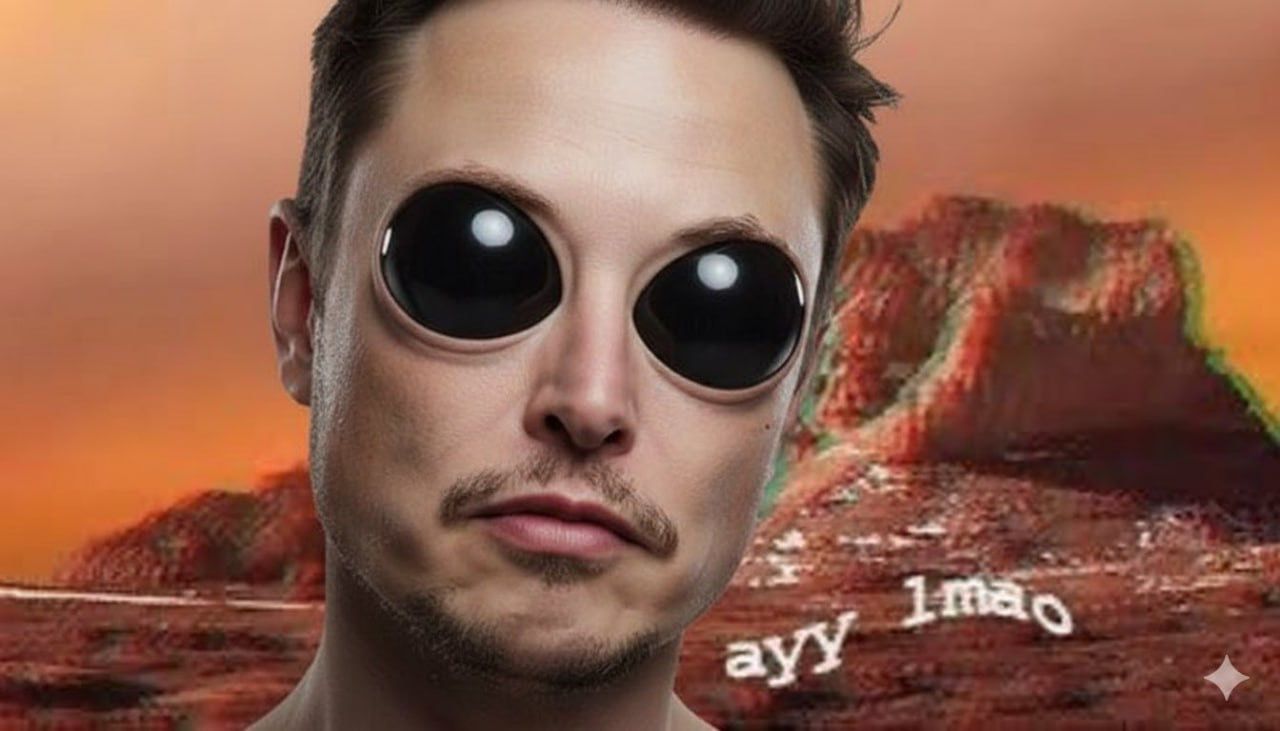Ayy lmao elon mars meme