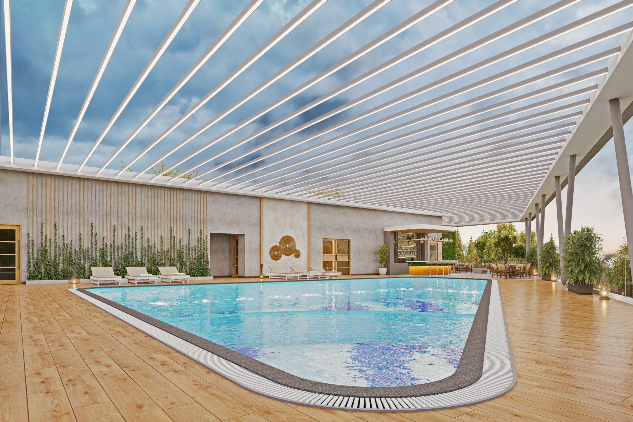 Infinity Pool with Sky View