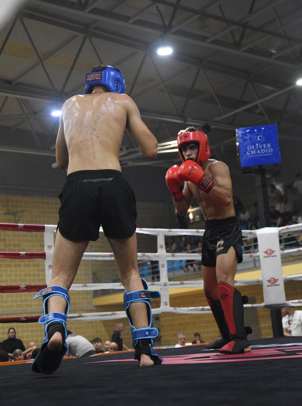 Combate en el ring