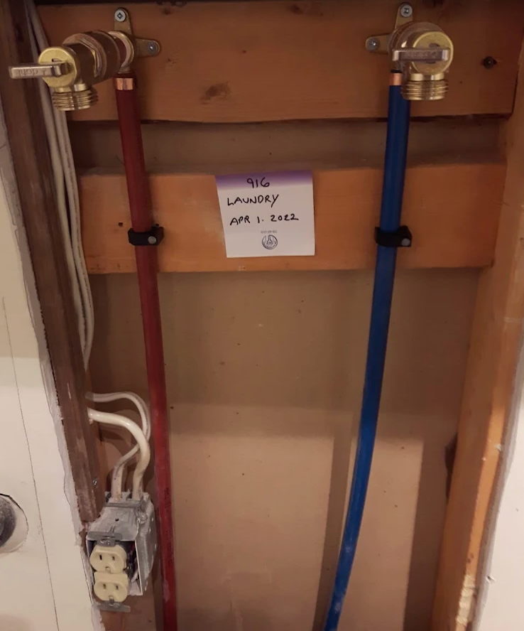 Laundry Room Plumbing Rough-in