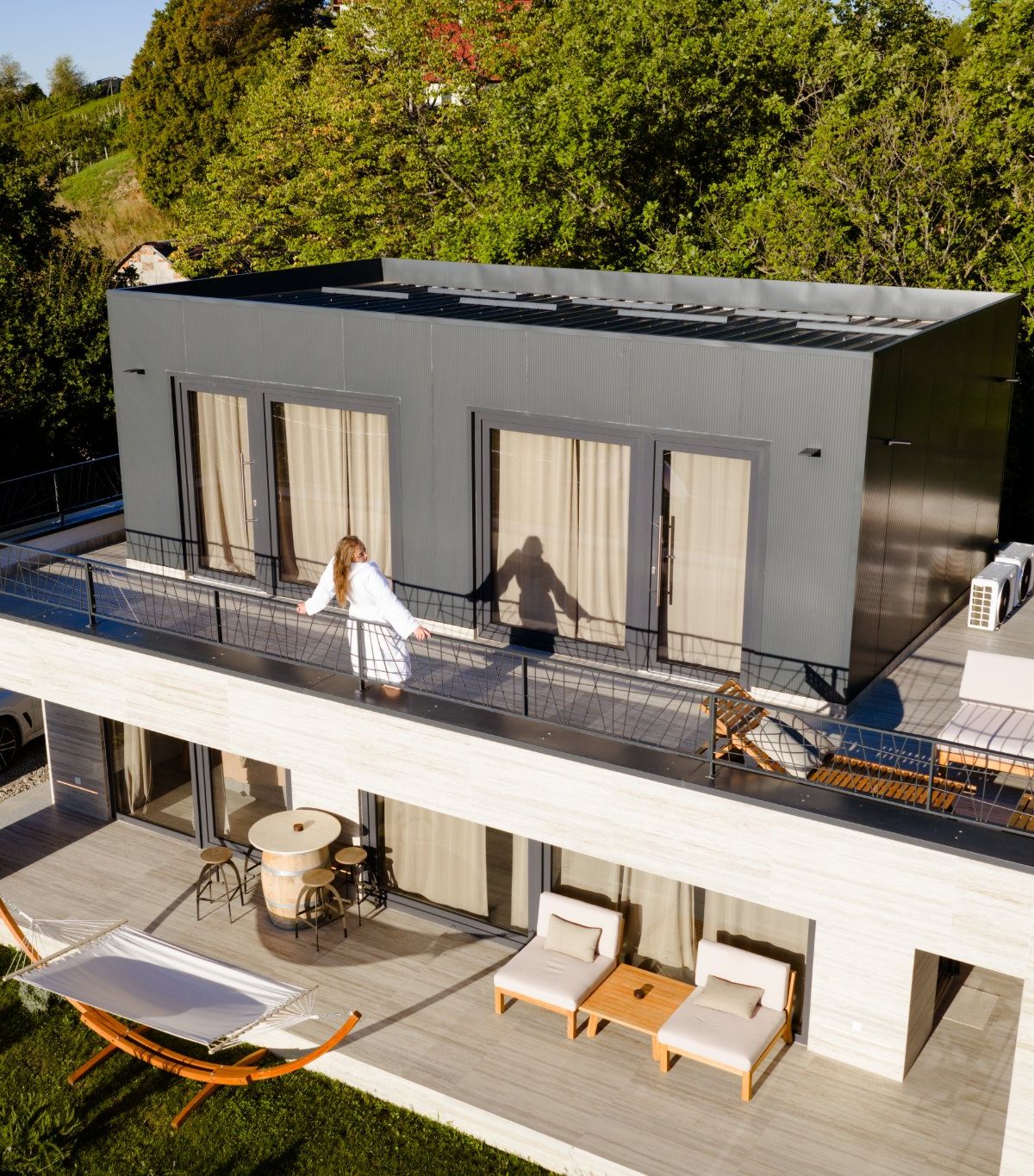 Luftbild Villa Terra Plesivica Kroatien