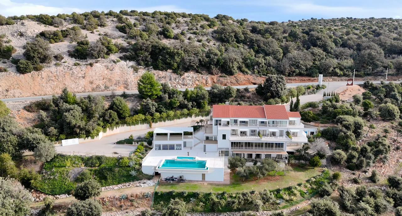 Zlatni Zalaz Immobilie Rab Kroatien Luftaufnahme